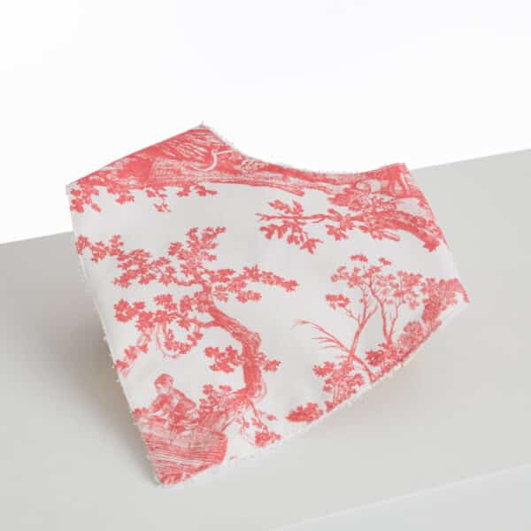 BAVOIR BANDANA "LES DELICES DES 4 SAISONS" ROSE