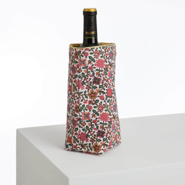 HOUSSE BOUTEILLE DECO "BATONS ROMPUS"
