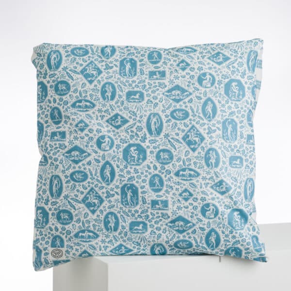 COUSSINS 50X50 "LES CAMEES" BLEUS
