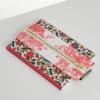 TROUSSE PLATE AVEC ELASTIQUE "LES DELICES DES 4 SAISONS" ROSE