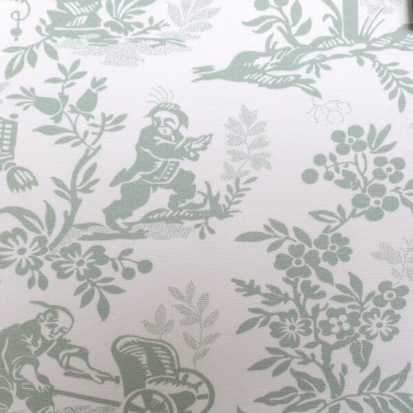TISSU "LE CHINOIS A LA BROUETTE" CELADON – Image 2