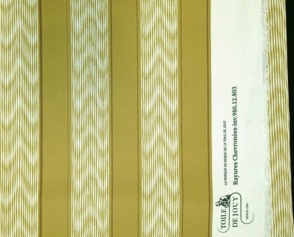 TISSU "RAYURES CHEVRONNEES" BRONZE – Image 2