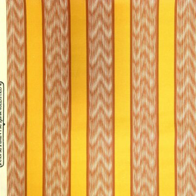 Tissu  "RAYURES" PICANTE/CURRY