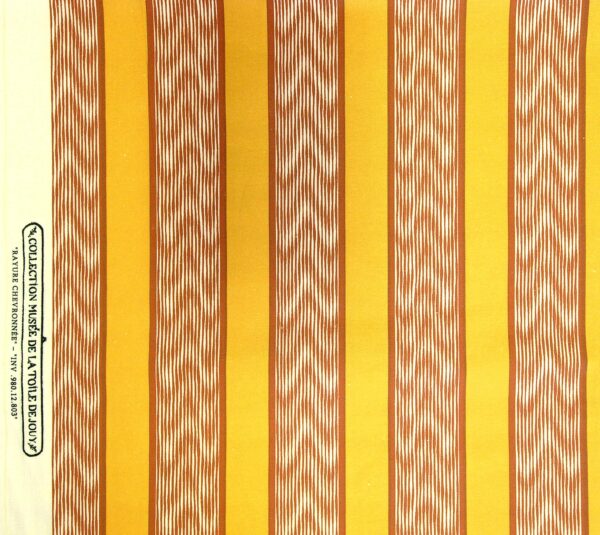 Tissu  "RAYURES" PICANTE/CURRY