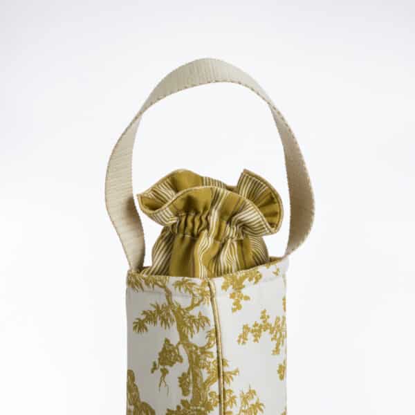 SAC BOUTEILLE  ISOTHERME "LES DELICES DES 4 SAISONS" BRONZE – Image 2