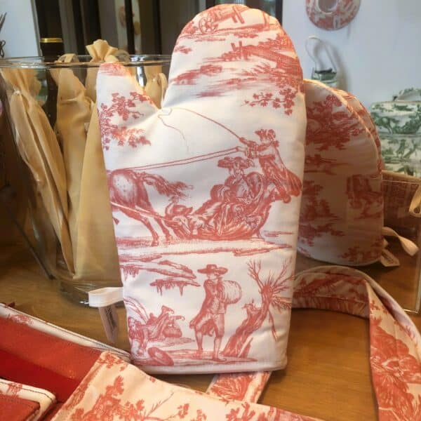 GANT DE CUISINE "LES DELICES DES 4 SAISONS" VERT OU ROSE – Image 3