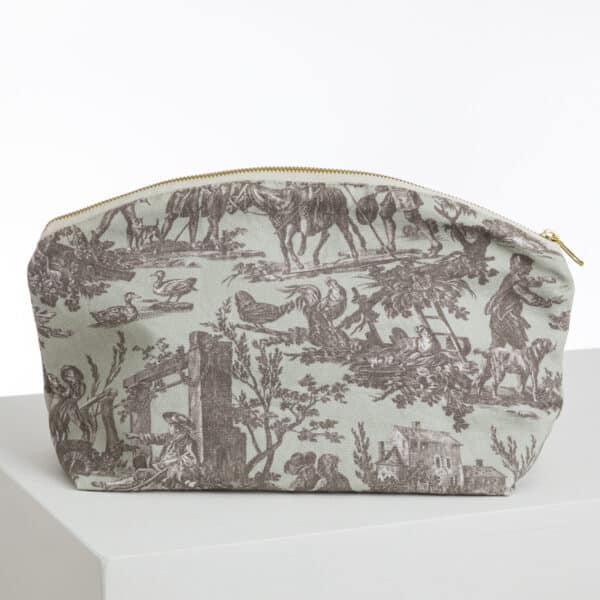 TROUSSE ARRONDIE "LE MEUNIER SON FILS ET L'ANE" CELADON