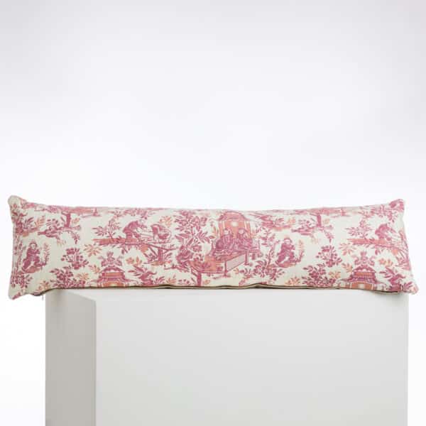 COUSSIN TISSE 22/88 "LE CHINOIS A LA BROUETTE" Rose