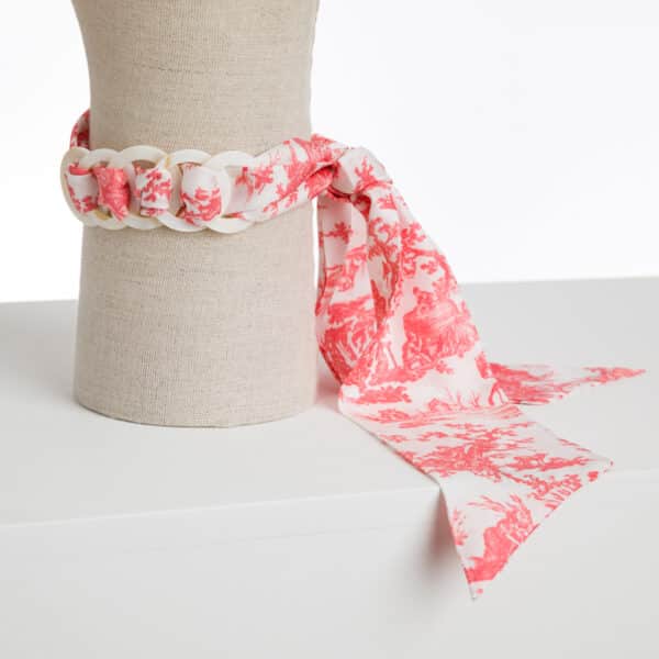 TOUR DE COU "LES DELICES DES 4 SAISONS" ROSE – Image 2