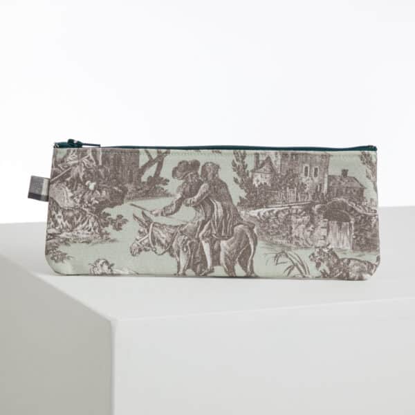 TROUSSE STYLOS "LE MEUNIER SON FILS ET L'ANE" CELADON