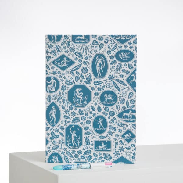 CAHIER A4  "Les Camées" BLEU AZUR
