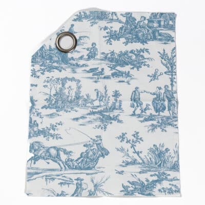 Tissu "LES DELICES DES 4 SAISONS" BLEU