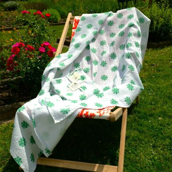 SERVIETTE HAMMAM "ROSACES" – Image 2
