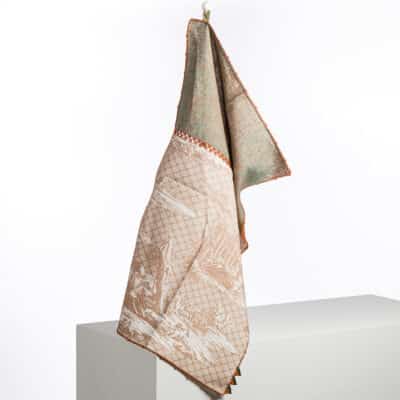 GRAND TORCHON BRODE "LA CHASSE A JOUY" TANNIN