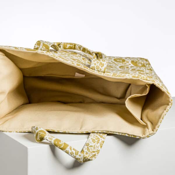 CABAS "LES CAMEES" BRONZE – Image 2