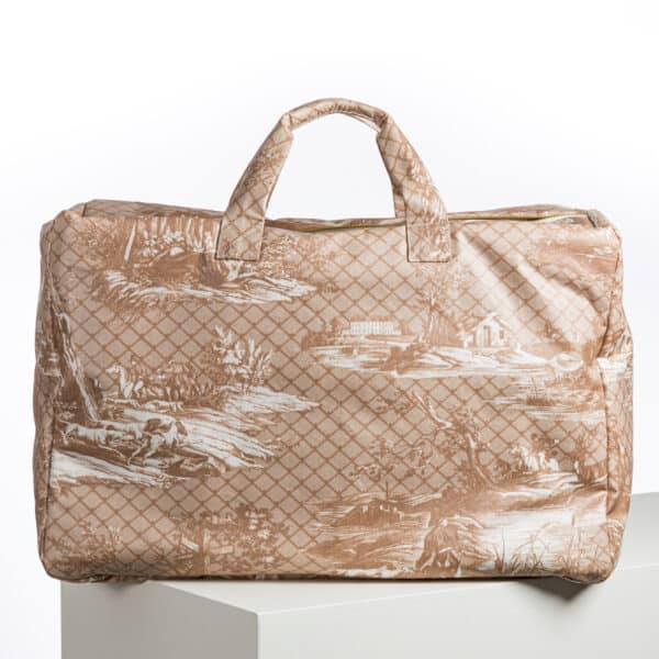 SAC 48H "LA CHASSE A JOUY" TANNIN (Toile enduite)