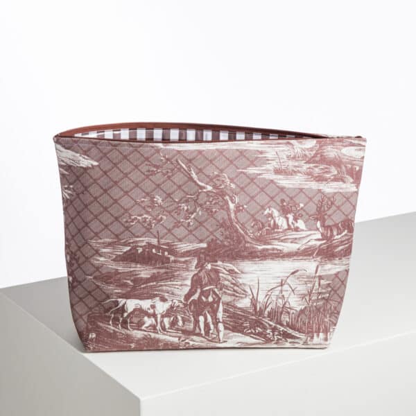 GRANDE TROUSSE DE TOILETTE "LA CHASSE A JOUY" MUSTANG