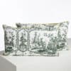 COUSSIN 30X50 “LIBERTE AMERICAINE” VERT EMPIRE