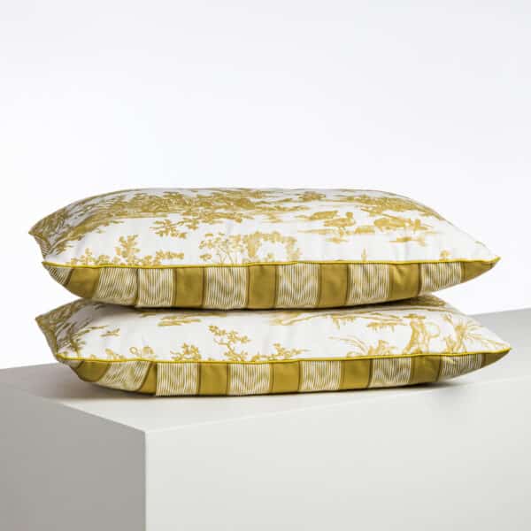 COUSSIN 30X50  "LES DELICES DES 4 SAISONS" BRONZE – Image 2