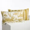 COUSSIN 30X50  "LES DELICES DES 4 SAISONS" BRONZE
