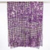 ECHARPE MERINOS ET SOIE - VICHY MARINE/VIOLET – Image 3