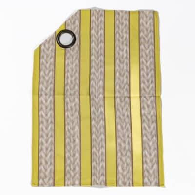 TISSU "RAYURES CHEVRONNEES" BRONZE