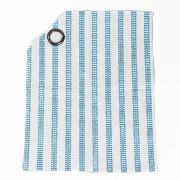 TISSU “RAYURES” BlEU LAGON