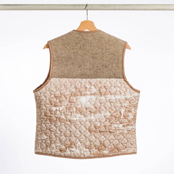 GILET MATELASSE "LA CHASSE A JOUY" TANNIN – Image 2