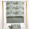MATELAS DE REPOS "LIBERTE AMERICAINE" VERT EMPIRE