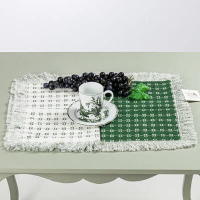 SET DE TABLE /2 - VERT EMPIRE