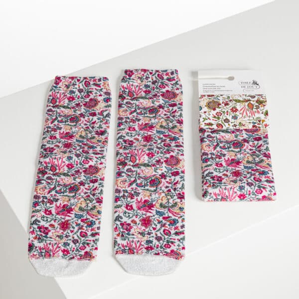 CHAUSSETTES TAILLE UNIQUE "FANTAISIE INDIENNE"