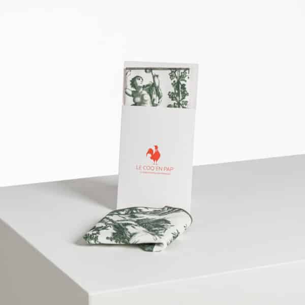 POCHETTE DE COSTUME "LIBERTE AMERICAINE" VERT EMPIRE