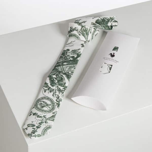 CRAVATE "LIBERTE AMERICAINE" VERT EMPIRE – Image 2