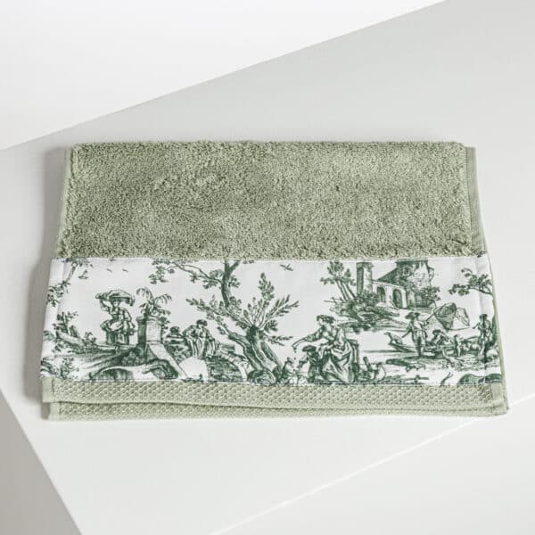 SERVIETTE INVITE "LIBERTE AMERICAINE" VERT EMPIRE