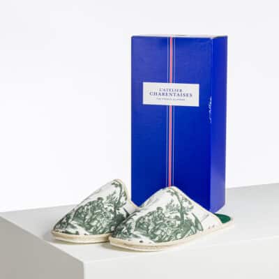 MULES HOMMES "LIBERTE AMERICAINE" VERT