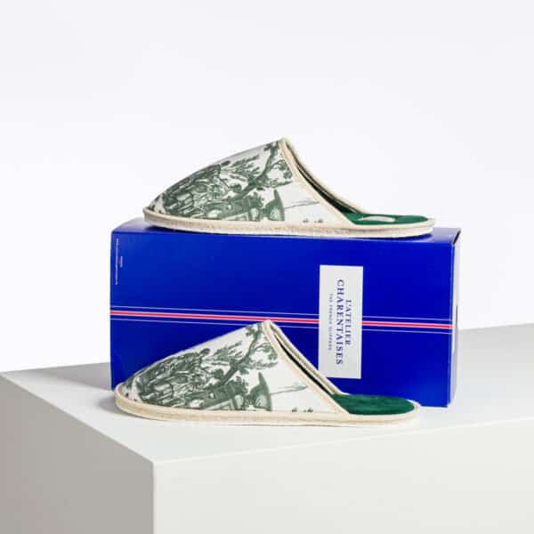 MULES HOMMES "LIBERTE AMERICAINE" VERT – Image 2