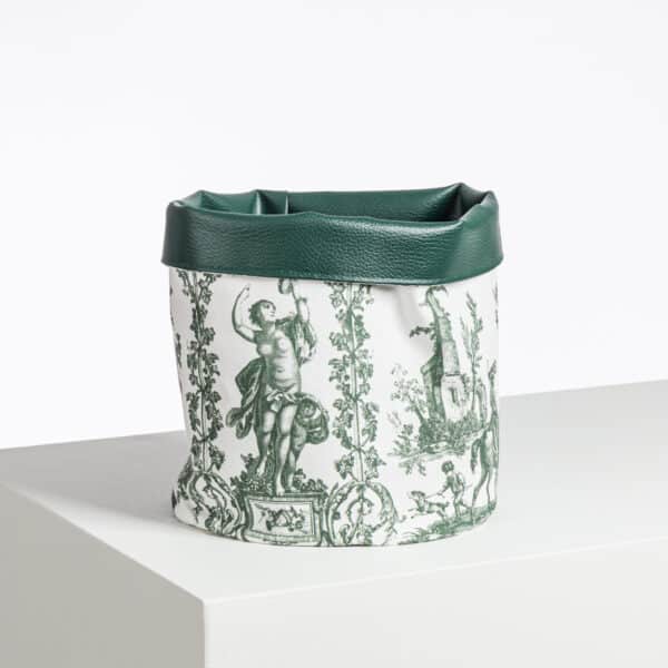 CACHE POT-CORBEILLE "LIBERTE AMERICAINE" VERT EMPIRE – Image 2