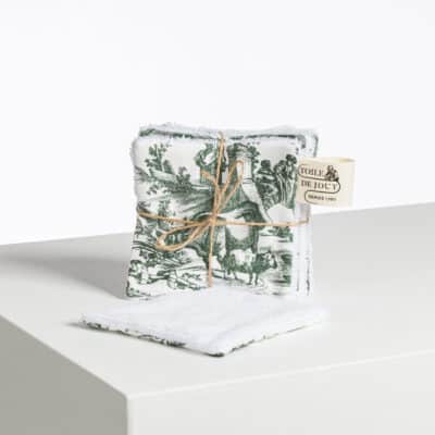 SEMAINIER DE LINGETTES "LIBERTE AMERICAINE" VERT EMPIRE