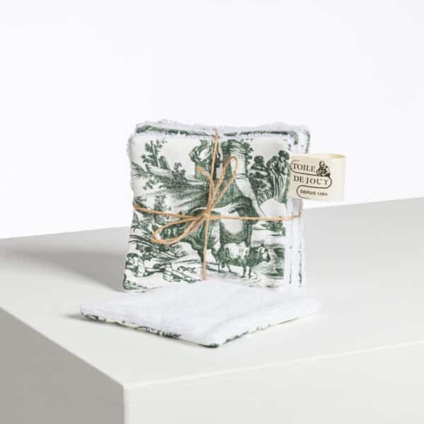 SEMAINIER DE LINGETTES "LIBERTE AMERICAINE" VERT EMPIRE