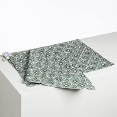 SET DE TABLE/2 "ETOILES" VERT EMPIRE