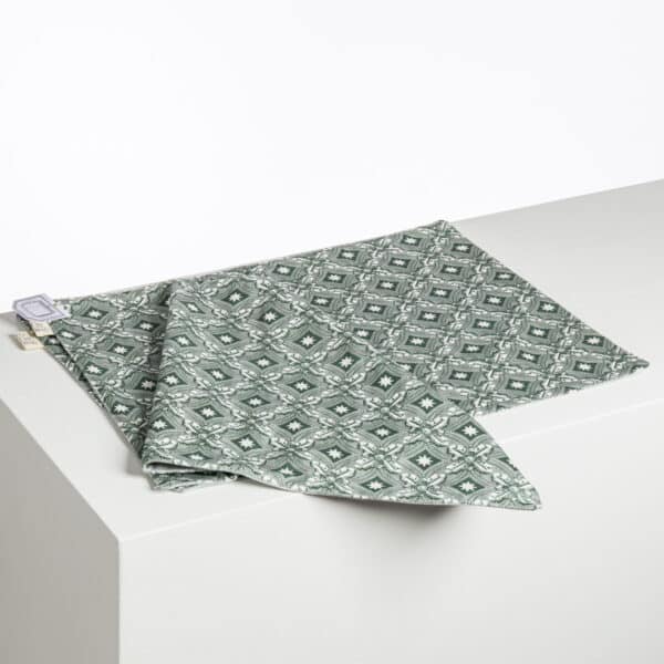 SET DE TABLE/2 "ETOILES" VERT EMPIRE