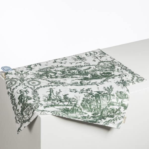 SET DE TABLE / 2 "LIBERTE AMERICAINE" VERT EMPIRE