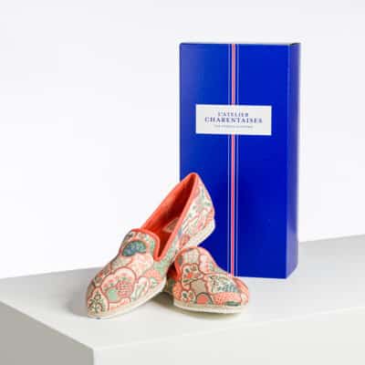 CHAUSSONS FEMME  "IMBRIQUE CHINOIS"