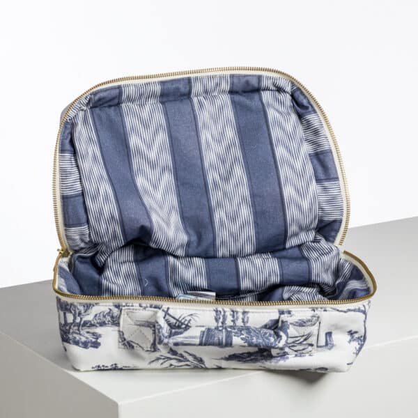 SAC ISOTHERME "LES PLAISIRS DE LA CAMPAGNE" BLEU – Image 2