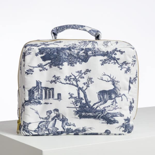 SAC ISOTHERME "LES PLAISIRS DE LA CAMPAGNE" BLEU