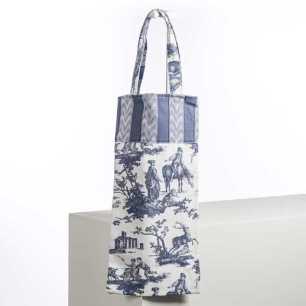 SAC A PAIN "PLAISIRS DE LA CAMPAGNE" BLEU