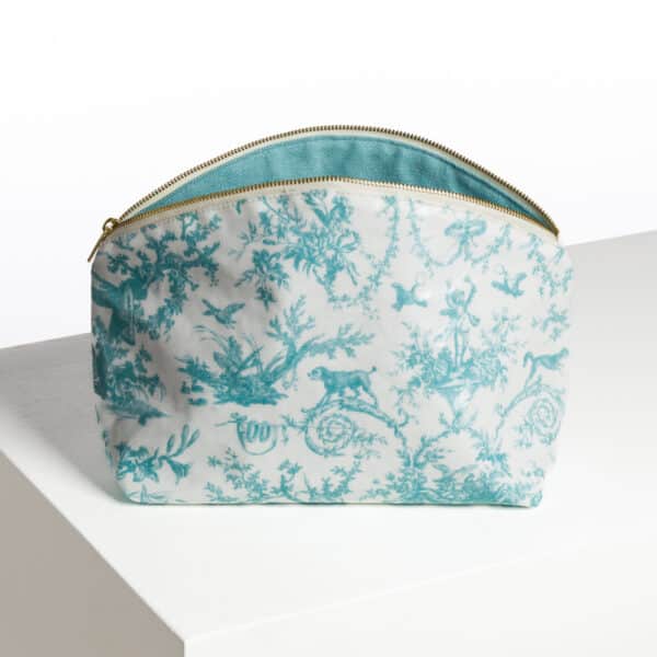 TROUSSE ARRONDIE ENDUITE "COURONNEMENT DE LA ROSIERE" BLEU LAGON – Image 2