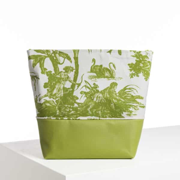 GRANDE TROUSSE"4 PARTIES DU MONDE"  VERT JUNGLE