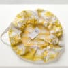 SAC A SALADE "4 PARTIES DU MONDE" JAUNE BOUTON D'OR – Image 2