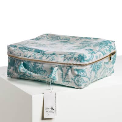 SACOCHE ISOTHERME "COURONNEMENT DE LA ROSIERE" BLEU LAGON